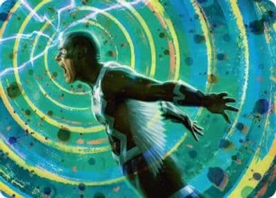 Black Bolt Inhuman King Art Card Art Series: Marvel Super Heroes Magic card