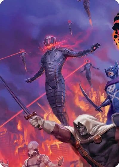 Ultron Machine Overlord Art Card Art Series: Marvel Super Heroes Magic card