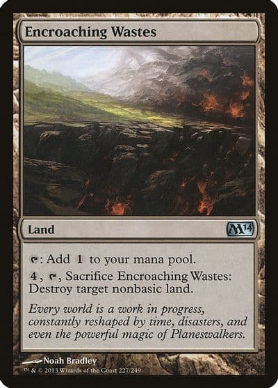 Encroaching Wastes Magic 2014 (M14) Magic card