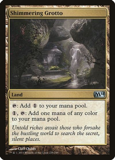 Shimmering Grotto Magic 2014 (M14) Magic card