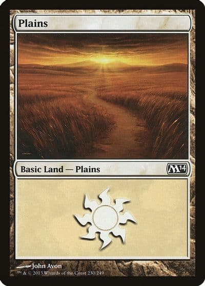 Plains 230 Magic 2014 (M14) Magic card