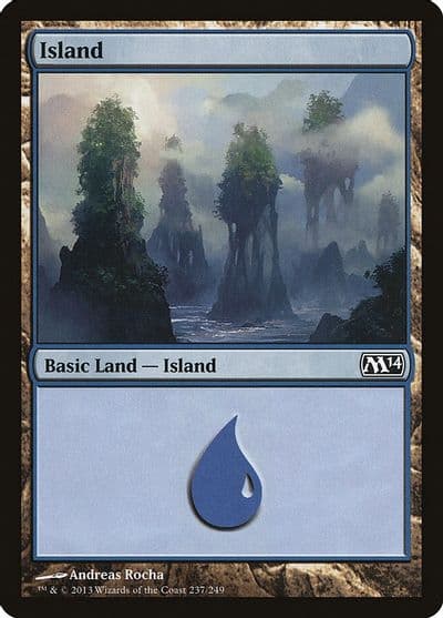 Island 237 Magic 2014 (M14) Magic card
