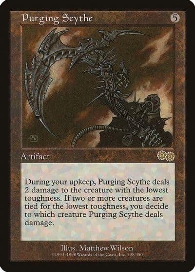 Purging Scythe Urza's Saga Magic card