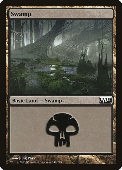 Swamp 240 Magic 2014 (M14) Magic card