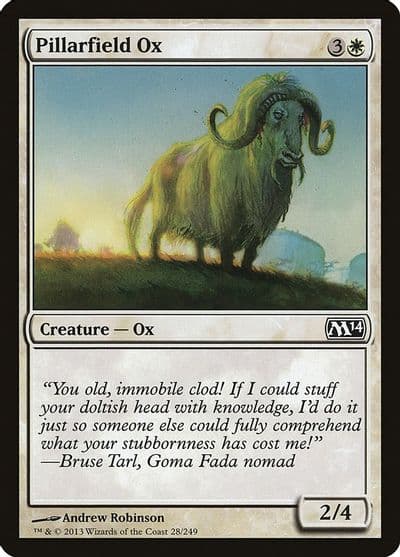 Pillarfield Ox Magic 2014 (M14) Magic card
