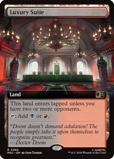Luxury Suite Extended Art Commander: Marvel Super Heroes Magic card