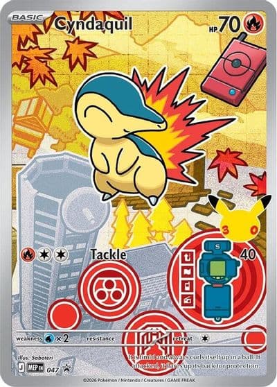 Cyndaquil - 047 ME: Mega Evolution Promo Pokemon card