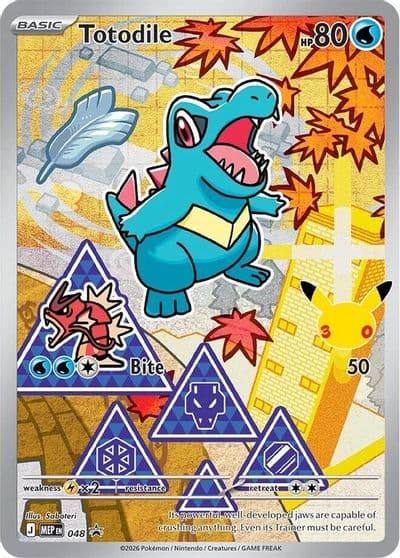 Totodile - 048 ME: Mega Evolution Promo Pokemon card
