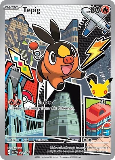 Tepig - 050 ME: Mega Evolution Promo Pokemon card