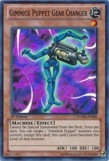Gimmick Puppet Gear Changer Number Hunters Yu-Gi-Oh! card