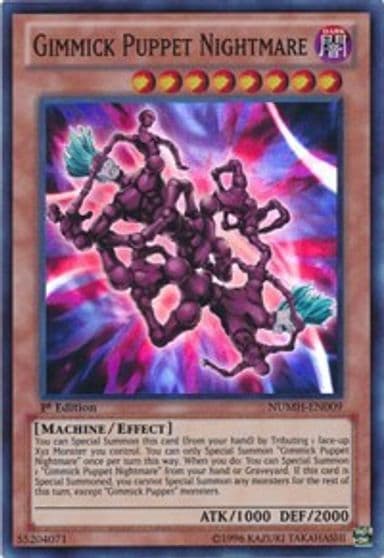 Gimmick Puppet Nightmare Number Hunters Yu-Gi-Oh! card