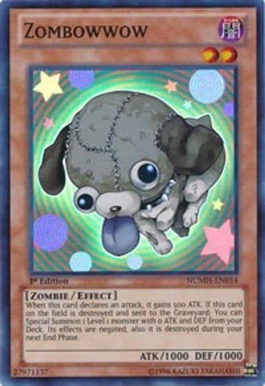 Zombowwow Number Hunters Yu-Gi-Oh! card