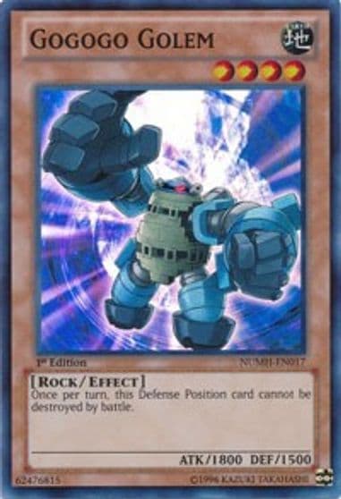 Gogogo Golem Number Hunters Yu-Gi-Oh! card