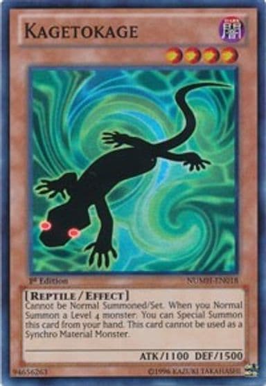 Kagetokage Number Hunters Yu-Gi-Oh! card