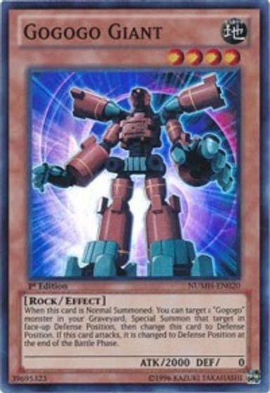 Gogogo Giant Number Hunters Yu-Gi-Oh! card