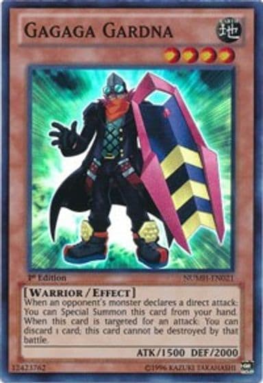 Gagaga Gardna Number Hunters Yu-Gi-Oh! card