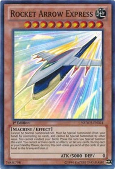 Rocket Arrow Express Number Hunters Yu-Gi-Oh! card