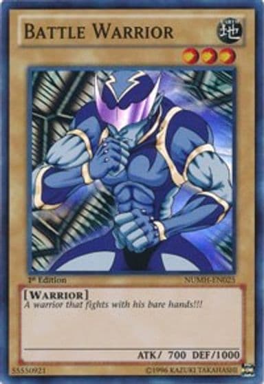 Battle Warrior Number Hunters Yu-Gi-Oh! card