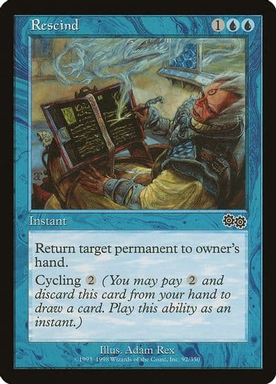 Rescind Urza's Saga Magic card