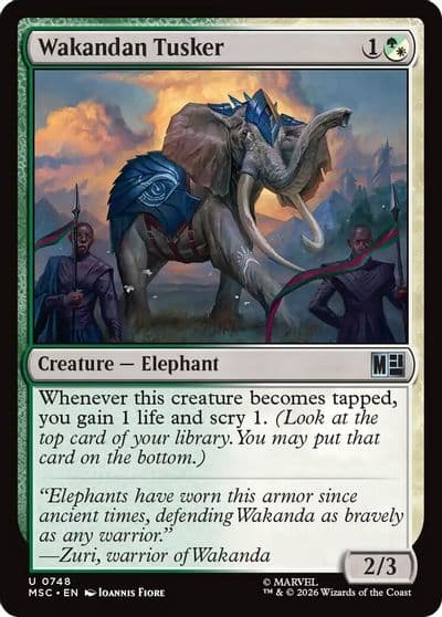 Wakandan Tusker Commander: Marvel Super Heroes Magic card