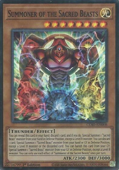 Summoner of the Sacred Beasts Chaos Origins Yu-Gi-Oh! card