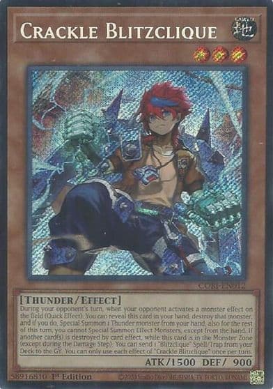 Crackle Blitzclique Chaos Origins Yu-Gi-Oh! card