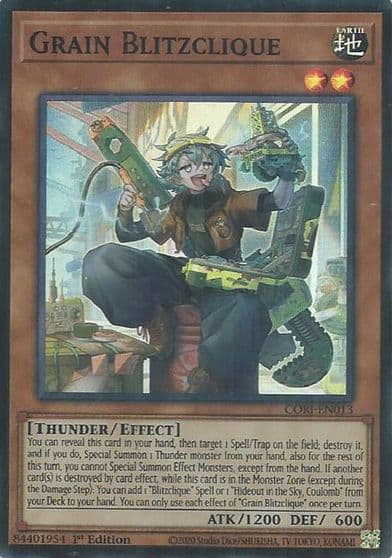 Grain Blitzclique Chaos Origins Yu-Gi-Oh! card