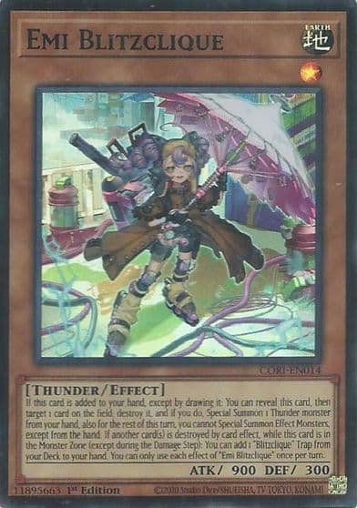 Emi Blitzclique Chaos Origins Yu-Gi-Oh! card