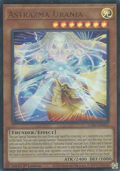 Astrazma Urania Chaos Origins Yu-Gi-Oh! card