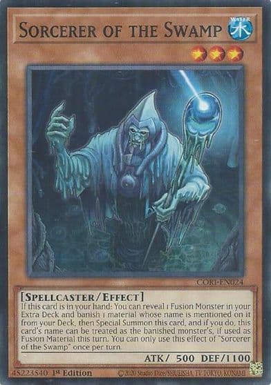 Sorcerer of the Swamp Chaos Origins Yu-Gi-Oh! card