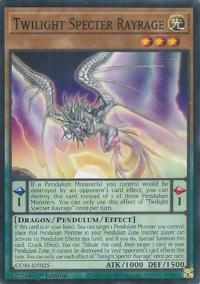 Twilight Specter Rayrage Chaos Origins Yu-Gi-Oh! card