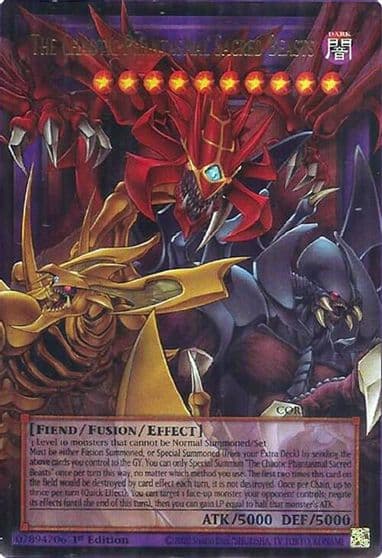 The Chaotic Phantasmal Sacred Beasts Chaos Origins Yu-Gi-Oh! card