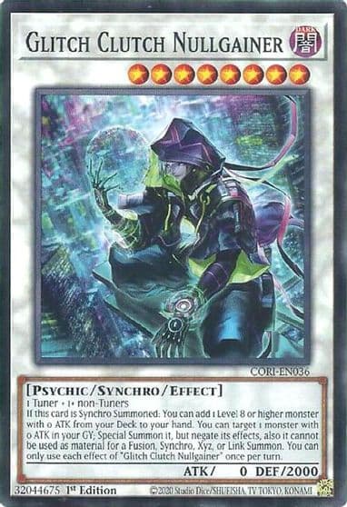Glitch Clutch Nullgainer Chaos Origins Yu-Gi-Oh! card