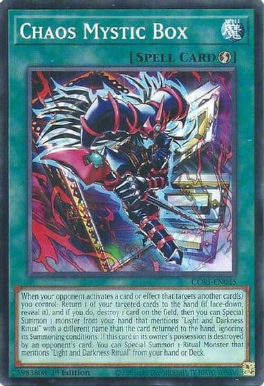 Chaos Mystic Box Chaos Origins Yu-Gi-Oh! card