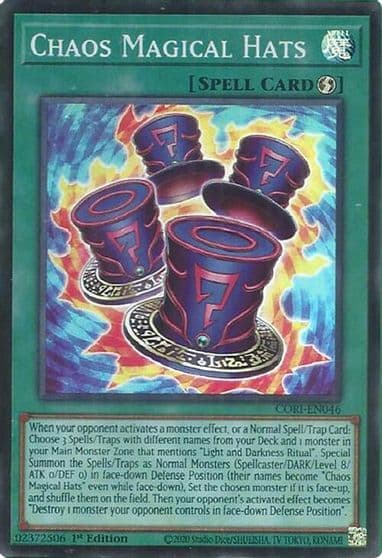 Chaos Magical Hats Chaos Origins Yu-Gi-Oh! card