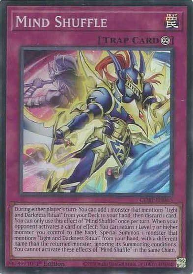 Mind Shuffle Chaos Origins Yu-Gi-Oh! card