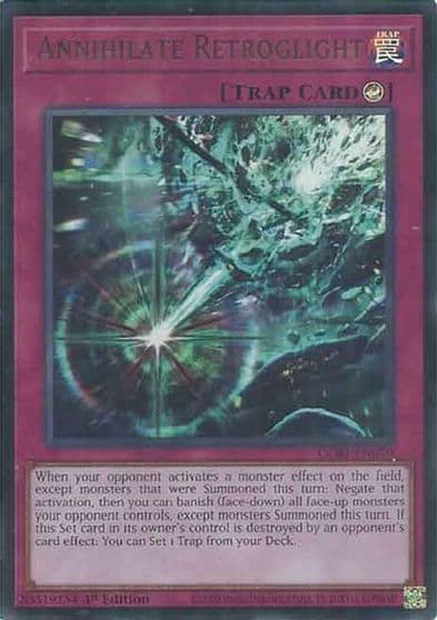 Annihilate Retroglight Chaos Origins Yu-Gi-Oh! card