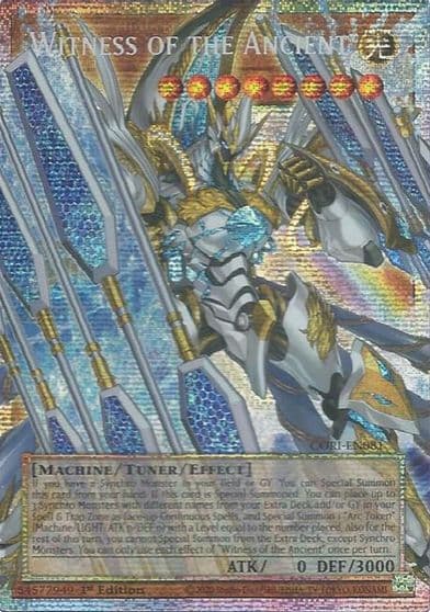Witness of the Ancient Starlight Rare Extended Art Chaos Origins Yu-Gi-Oh! card