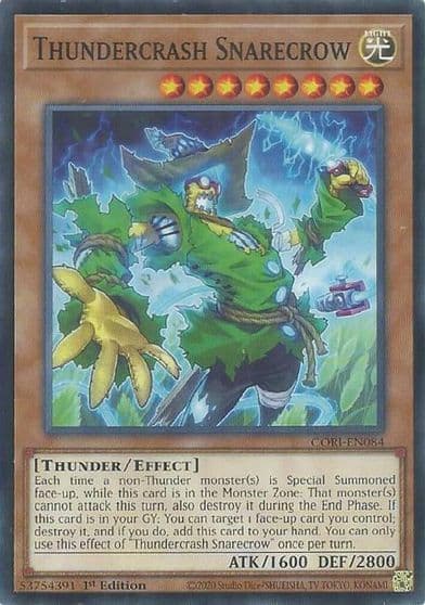 Thundercrash Snarecrow Chaos Origins Yu-Gi-Oh! card