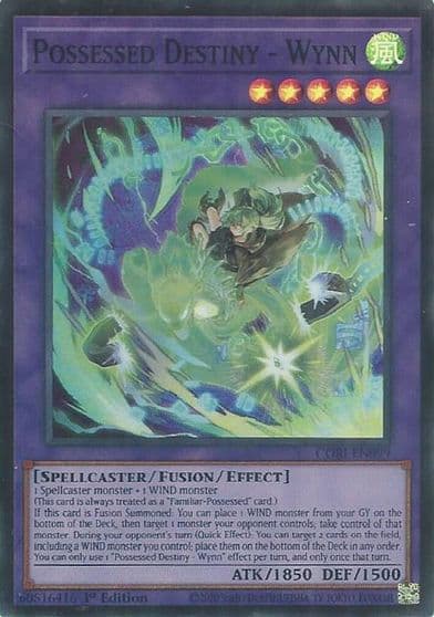 Possessed Destiny Wynn Chaos Origins Yu-Gi-Oh! card