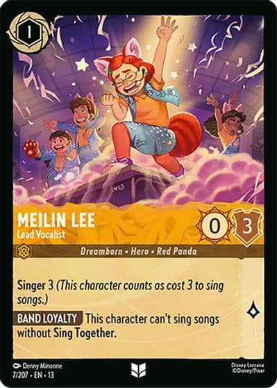 Meilin Lee Lead Vocalist Attack of the Vine! Lorcana card