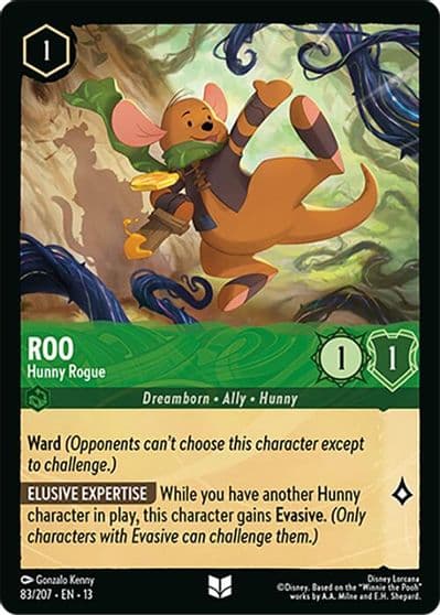 Roo Hunny Rogue Attack of the Vine! Lorcana card