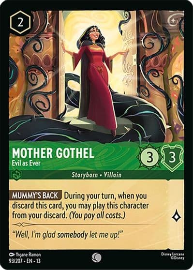 Mother Gothel Evil as Ever Attack of the Vine! Lorcana card