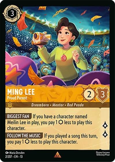 Ming Lee Proud Parent Attack of the Vine! Lorcana card