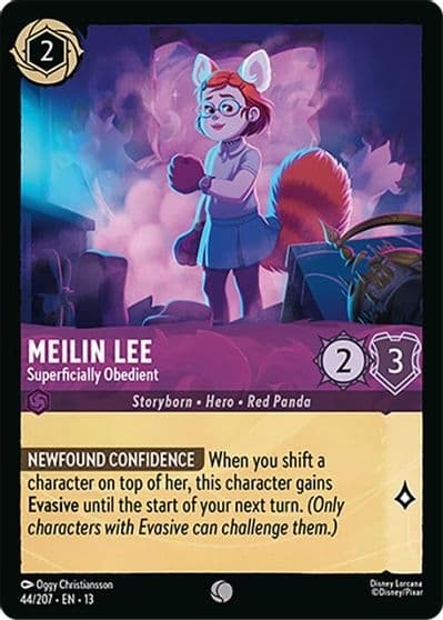 Meilin Lee Superficially Obedient Attack of the Vine! Lorcana card