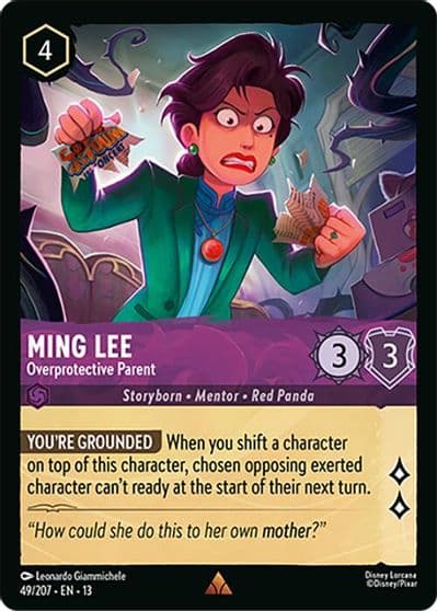 Ming Lee Overprotective Parent Attack of the Vine! Lorcana card