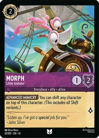 Morph Little Imitator Attack of the Vine! Lorcana card