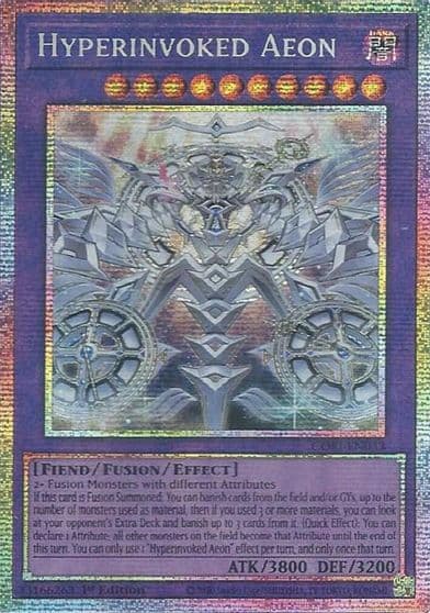Hyperinvoked Aeon Starlight Rare Chaos Origins Yu-Gi-Oh! card