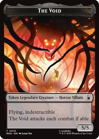 The Void Squirrel Double Sided Token Marvel Super Heroes Magic card