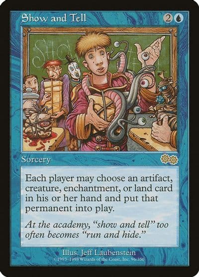 Show and Tell Urza's Saga Magic card